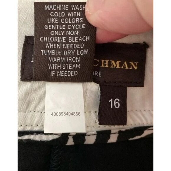 Dana Buchman Women’s Capri Pants Size 16 Navy Blue - NWT - Picture 3 of 10